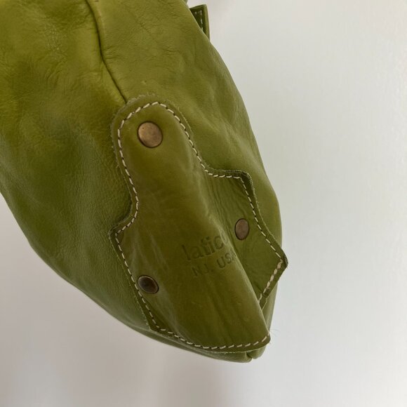 latico NJ USA Soft Leather Green Handbag - Picture 11 of 16
